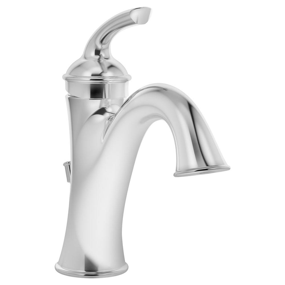 Symmons Elm Single Hole Single-Handle Bathroom Faucet with Drain Assembly in Polished Chrome (1.5 GPM)