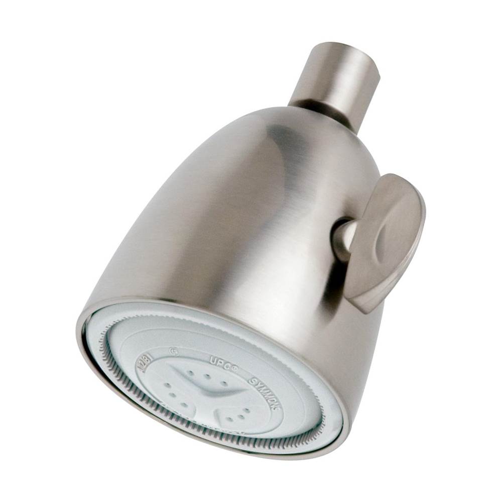 Symmons Super 1-Spray 3 in. Fixed Showerhead in Satin Nickel (1.5 GPM)