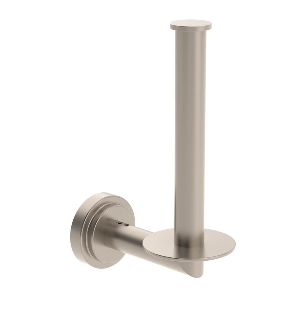 Symmons Dia Wall-Mounted Toilet Paper Holder in Satin Nickel