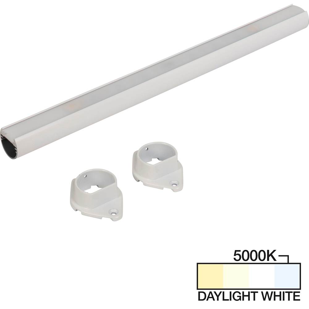 Task Lighting 54'' LED Lighted Closet Rod, White 5000K Daylight White