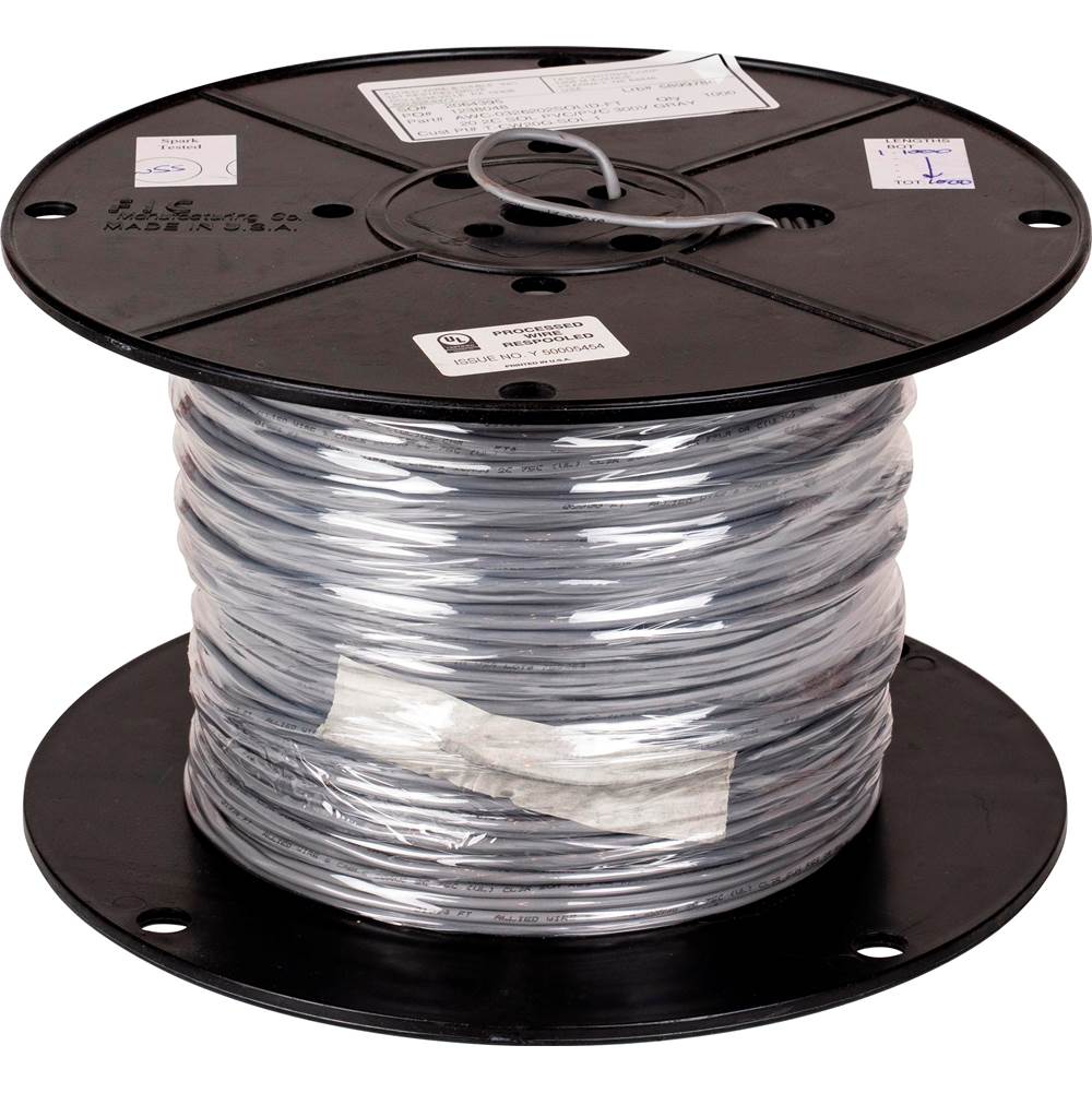 Task Lighting 1000 ft In-Wall Rated Solid Connection Wire, 20 Gauge