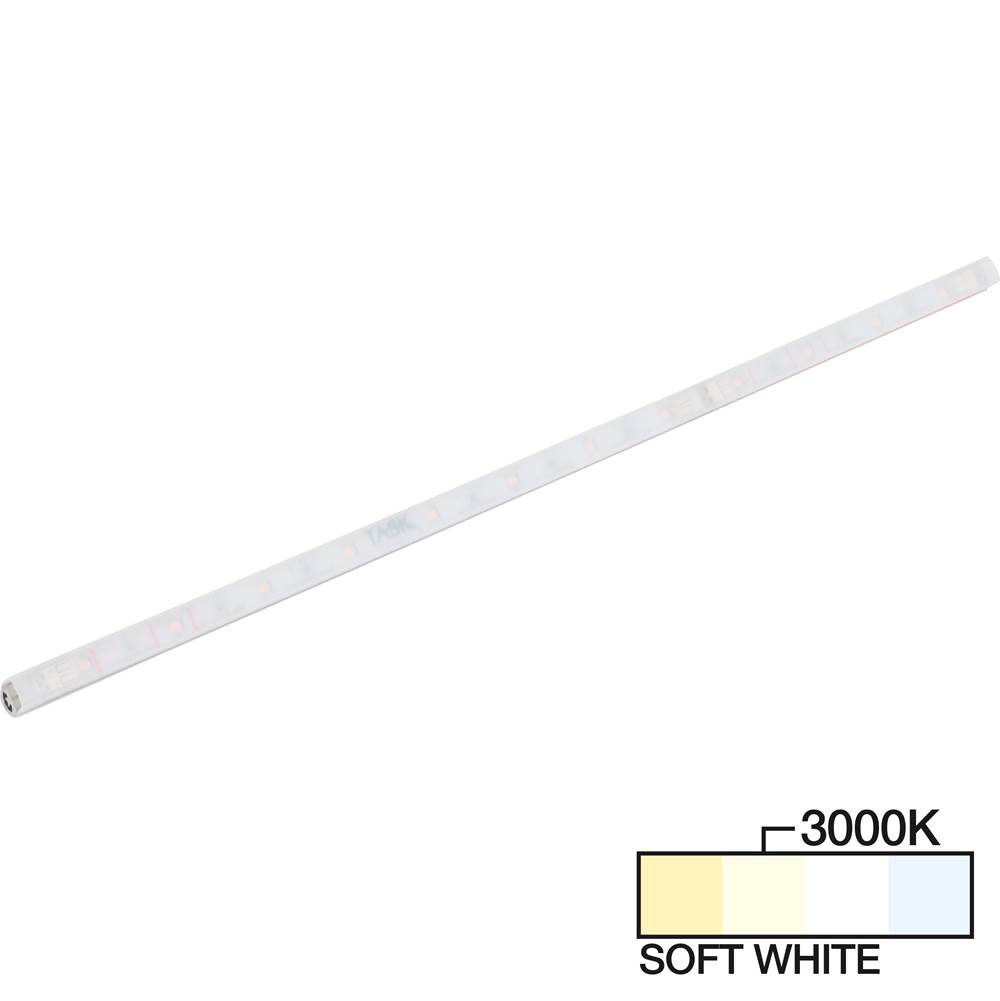Task Lighting 12-3/4'' 200 Lumen A Series Mini-Angled LED Strip Light, 3000K Soft White