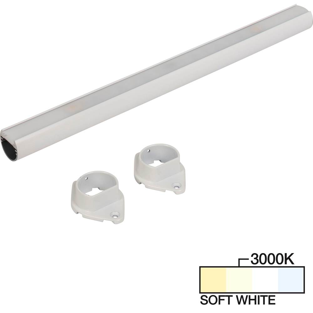 Task Lighting 42'' LED Lighted Closet Rod, White 3000K Soft White