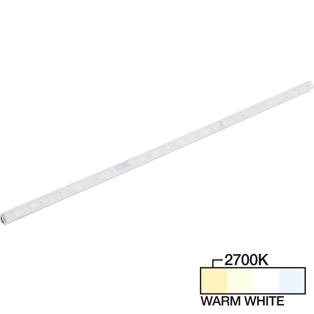 Task Lighting 48-3/4'' 800 Lumen A Series Mini-Angled LED Strip Light, 2700K Warm White