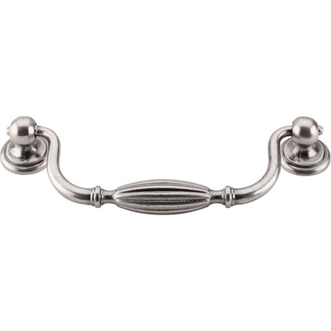 Top Knobs Tuscany Drop Pull 5 1/16 Inch (c-c) Pewter Antique