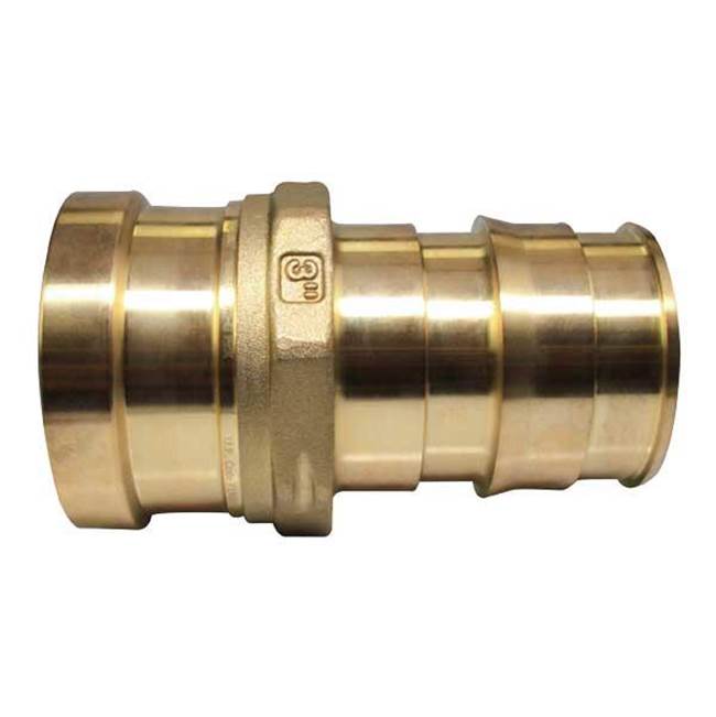 Uponor Propex Lf Brass Copper Press Adapter, 3'' Pex X 3'' Copper