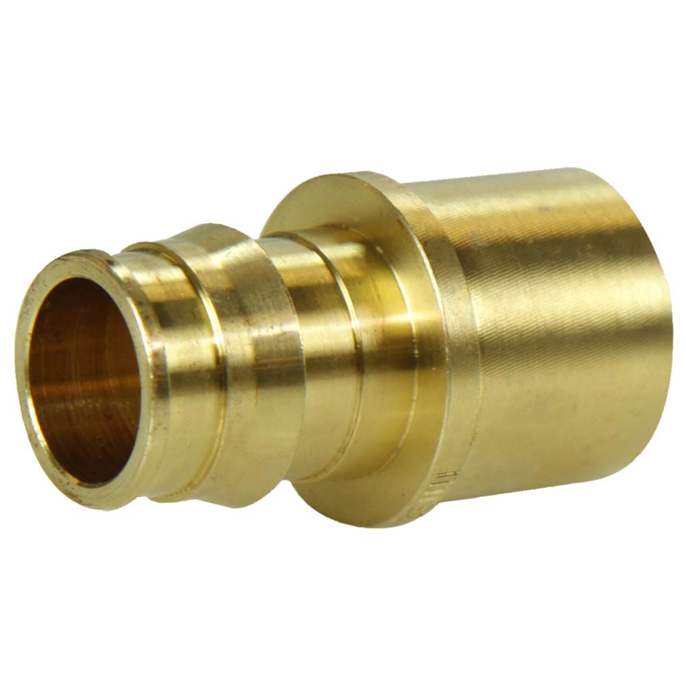 Uponor Propex Brass Sweat Adapter, 3/4'' Pex X 3/4'' Copper