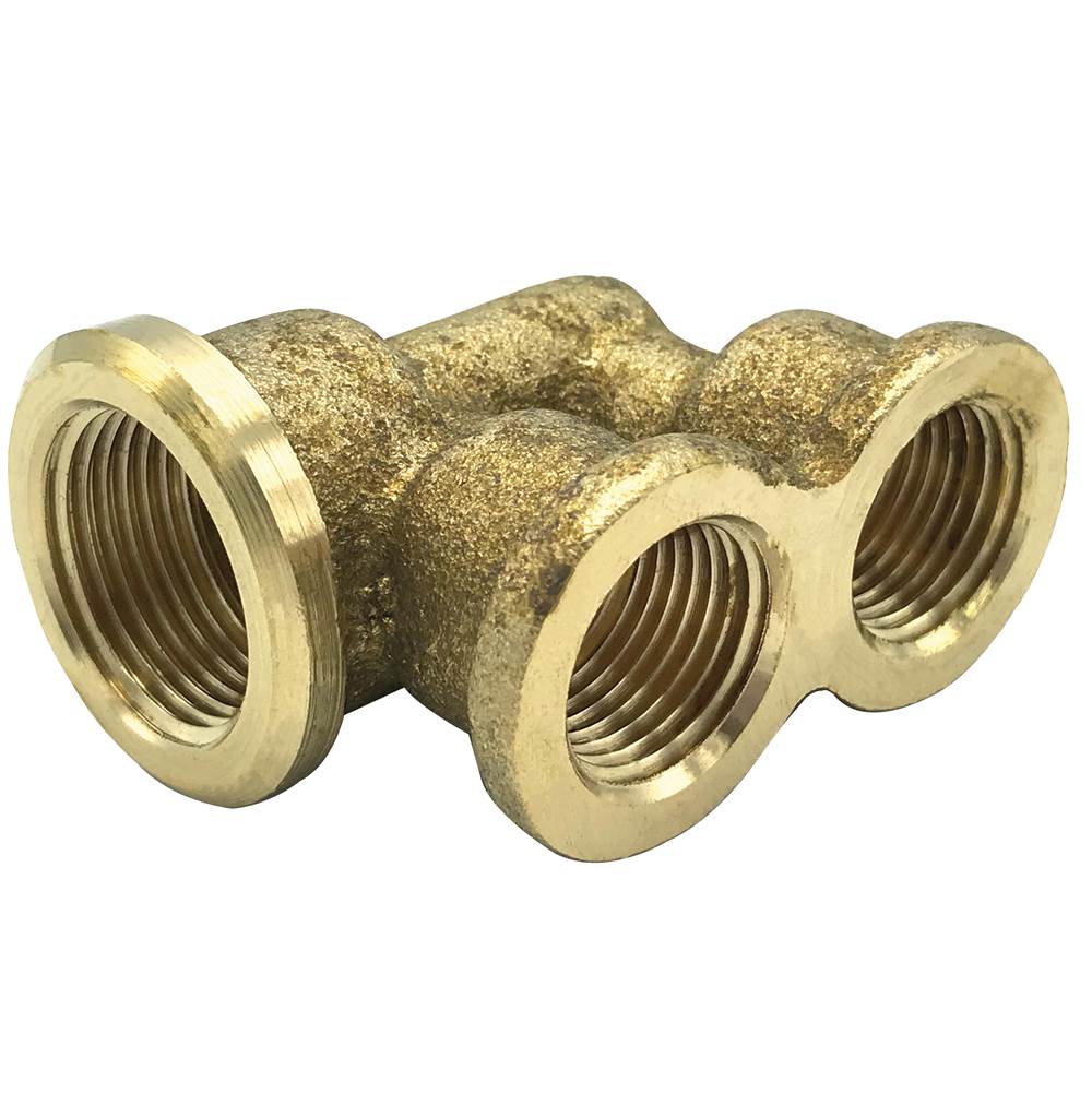 Wal-Rich Corporation Brass Twin Ell For Diverter Spout