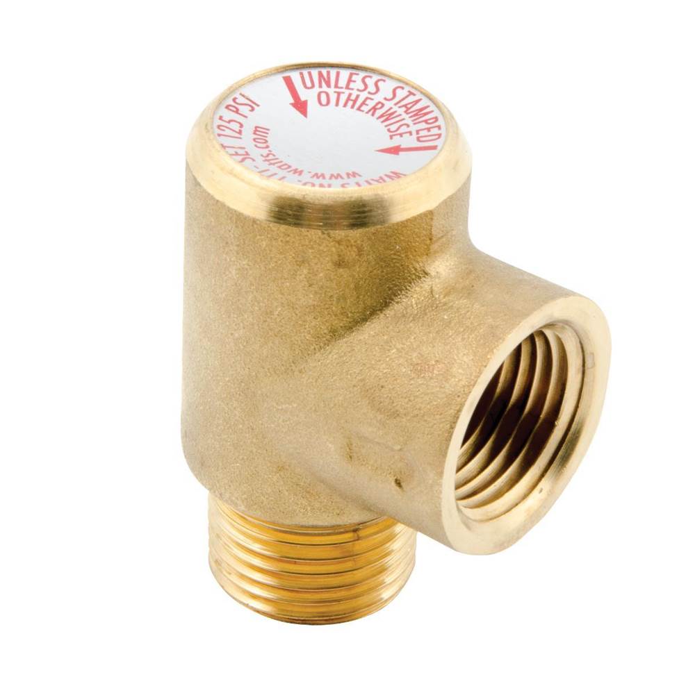 Watts 1/2 In Pressure Relief Valve, Set At 125 psi
