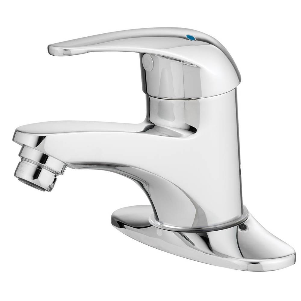 Watts Lavsafe (TM) Thermostatic Faucet With Deck Plate And 0.5 Gpm Vandal Resistant Laminar Flow